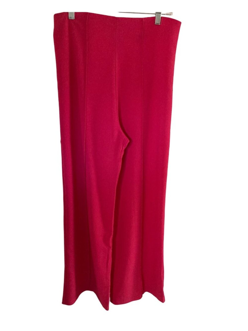 CQ by CQ Bright Pink Rear Zip Pin Tucked Front Dress Pants L  NOWT